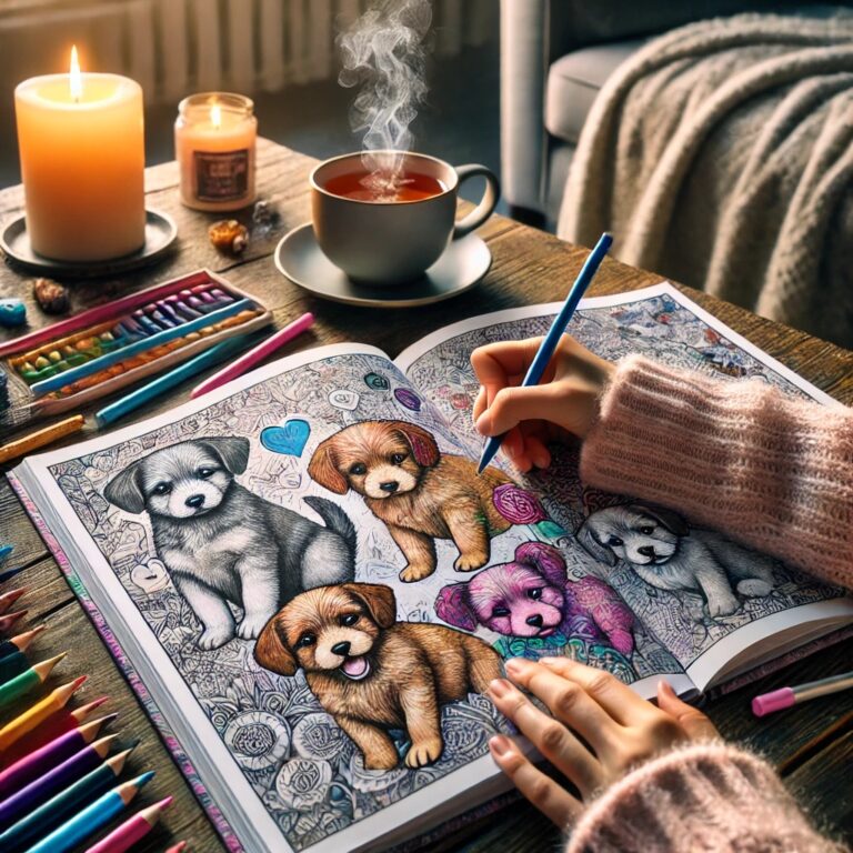 Maxwell Pawsworth and the Benefits of My Coloring Books for Adults