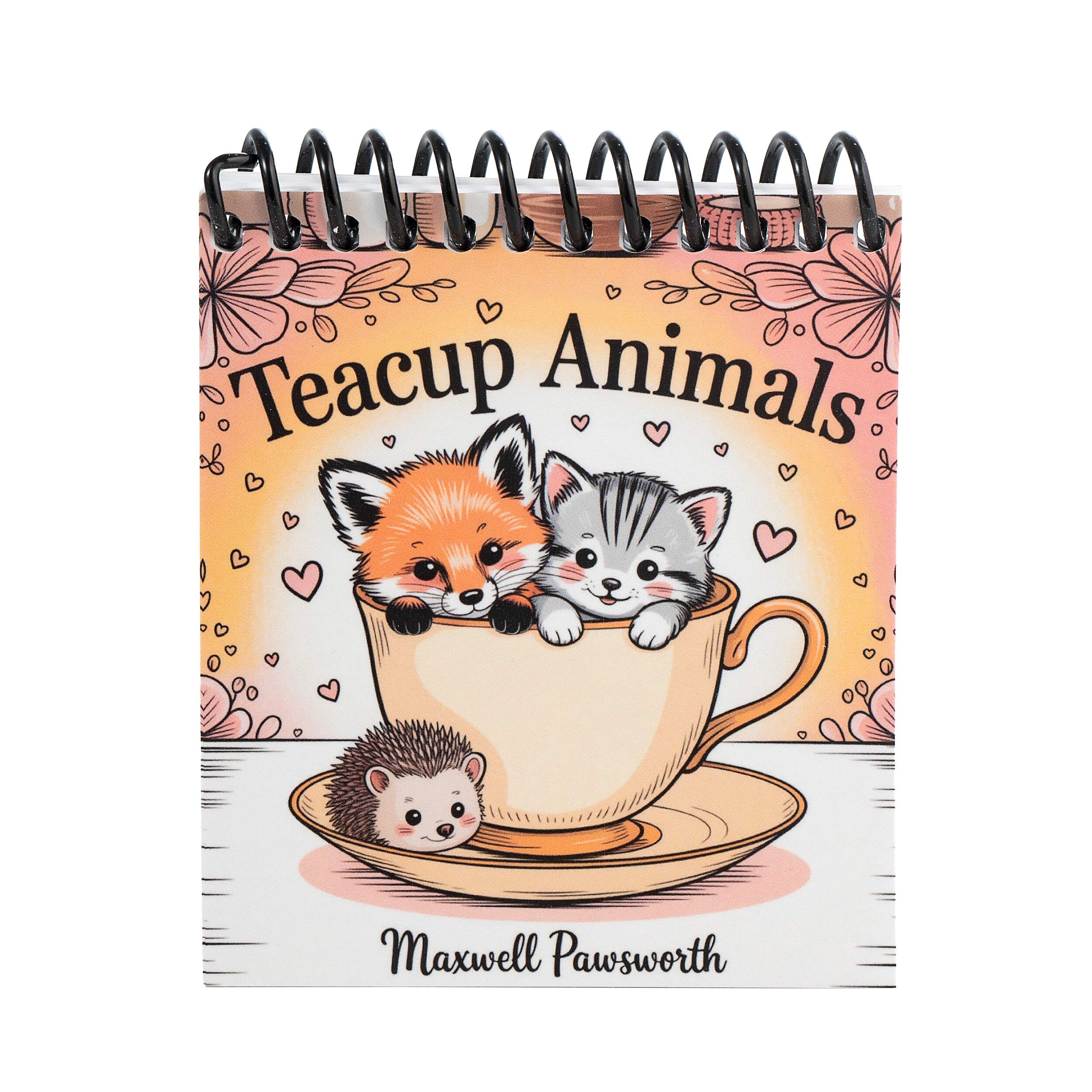 Teacup Animals – Mini Coloring Book (Travel Size)