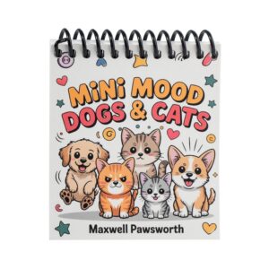 Mini Mood Dogs & Cats – Mini Coloring Book (Travel Size)