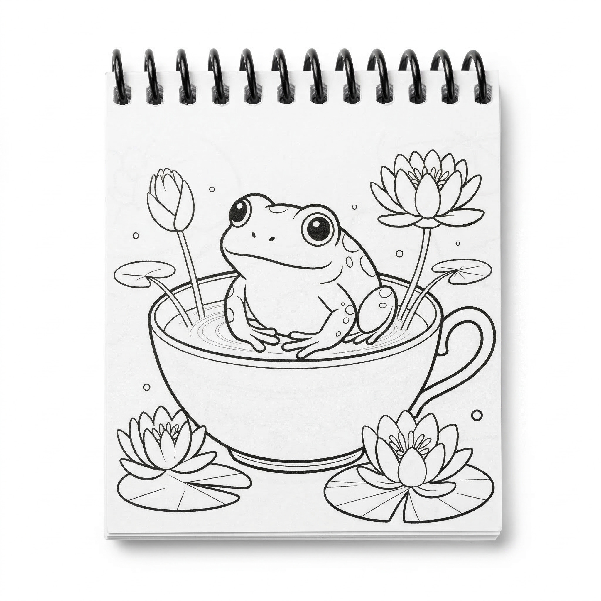 Teacup Animals – Mini Coloring Book (Travel Size) - Image 2