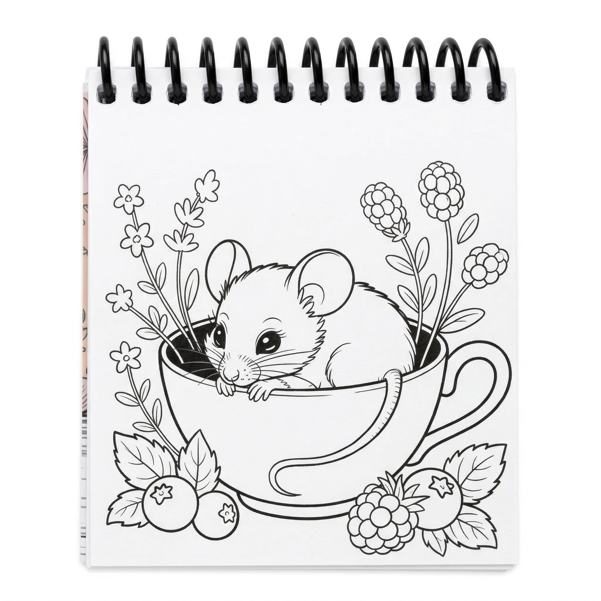 Teacup Animals – Mini Coloring Book (Travel Size) - Image 4